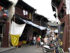 Stará ulice v Tchun-si